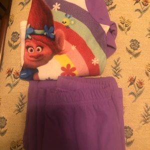 2 piece fleece pajamas